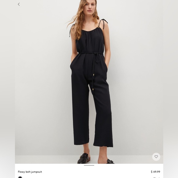 Mango Jumpsuit with adjustable tie straps - Picture 1 of 6